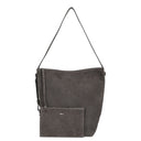 abro Cosmo Suede - Beuteltasche 39 cm (grey) - Ansicht 6