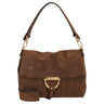 abro Temi Suede - Schultertasche medium 26 cm (wood)