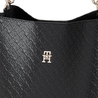 Tommy Hilfiger Icon Shoulder Bag Mono - Schultertasche 26 cm (black)