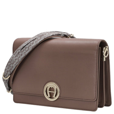 Aigner Livia - Umhängetasche + Tuch 24 cm M (mushroom brown) - Markenkoffer
