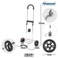 Andersen Scala Shopper Weda - Einkaufstrolley 101 cm (black) - Ansicht 2