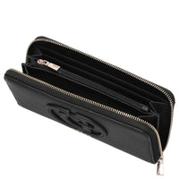 Guess Isola SLG Large Zip - Portefeuille 12 cartes 20 cm (noir)