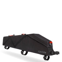 Cyclite Sacoche de Tube Supérieur Large / 02 - Sacoche de cadre (Bikepacking) 42 cm (noir)