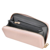 Seidenfelt Ebba - Portefeuille 4cc 15 cm (imprimé croco crème)