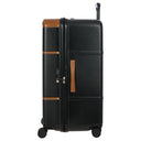 Brics Bellagio Trunk - 4 - Rollen - Trolley 80 cm recycelt (black/tan) - Markenkoffer