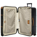 Brics Bellagio Trunk - 4 - Rollen - Trolley 80 cm recycelt (black/tan) - Markenkoffer