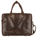 Buckle & Seam Albert - Aktentasche XL 41 cm (brown/blue) - Ansicht 4