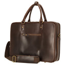 Buckle & Seam Albert - Aktentasche XL 41 cm (brown/blue) - Ansicht 2