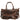 Buckle & Seam Linwood Weekender - Reisetasche 50 cm Leder (brown/blue) - Markenkoffer
