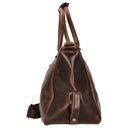 Buckle & Seam Linwood Weekender - Reisetasche 50 cm Leder (brown/blue) - Markenkoffer