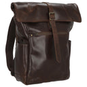 Buckle & Seam Norman - Rolltop Rucksack 61 cm (braun/blau) - Ansicht 5