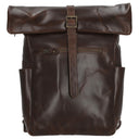 Buckle & Seam Norman - Rolltop Rucksack 61 cm (braun/blau)