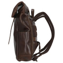 Buckle & Seam Norman - Rolltop Rucksack 61 cm (braun/blau) - Ansicht 3