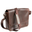 Buckle & Seam Times - Messenger Bag 15.7" 36 cm (braun-getupft) - Ansicht 2