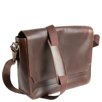 Buckle & Seam Times - Messenger Bag 15.7" 36 cm (braun-getupft) - Ansicht 2