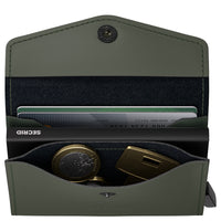 Secrid Envelope Matte - Geldbörse 8cc 10.2 cm RFID (green-black) - Ansicht 3