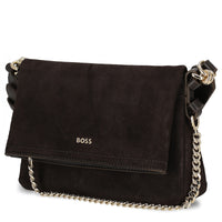 BOSS Women Yelena Flap Crossbody - Sac bandoulière (dark brown)