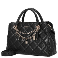 Guess Libby 2 Comp Satchel - Sac à main 30 cm (noir)