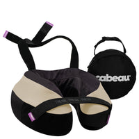Cabeau The Neck's Evolution S3 - Nackenkissen inkl. Ohrstöpsel 25 cm (black/beige/cairo)