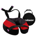 Cabeau The Neck's Evolution S3 - Nackenkissen inkl. Ohrstöpsel 25 cm (black/red/london)