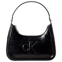 Calvin Klein Bold Monogram Metall - Schultertasche 43 cm (black) - Markenkoffer