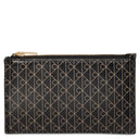 Calvin Klein Emblem AOP Top Zip - Kreditkartenetui 4cc 13 cm (black aop) - Markenkoffer