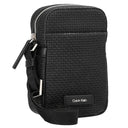 Calvin Klein Embossed Wovan - Umhängetasche 17 cm (black) - Markenkoffer