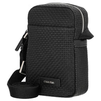 Calvin Klein Embossed Wovan - Umhängetasche 17 cm (black) - Ansicht 2