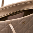 Calvin Klein Quilted Emblem - Shopper 37 cm (desert taupe) - Markenkoffer