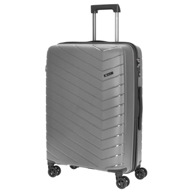 CHECK.IN Orlando - 4 - Rollen - Trolley 67 cm (silber) - Markenkoffer