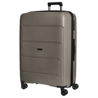 CHECK.IN St. Louis - 4 - Rollen - Trolley 77 cm erw. (taupe) - Markenkoffer