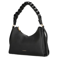 Coccinelle Boheme Grana Double - Shoulder Bag S 30 cm (Color: black/cognac)
