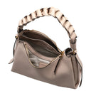 Coccinelle Boheme Grana Double - Schultertasche S 30 cm (rosette/warm taupe) - Ansicht 6