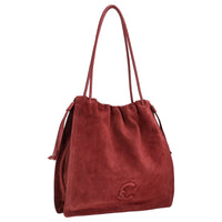 Coccinelle Dulse Suede - Beuteltasche 40 cm (ribes) - Ansicht 5