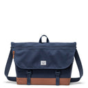 Herschel Cove Messenger - Umhängetasche 16" 38 cm (navy/saddle brown)