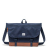 Herschel Cove Messenger - Umhängetasche 16" 38 cm (navy/saddle brown)