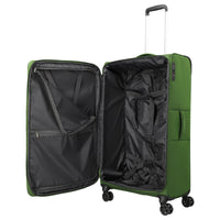 Travelite Cubis - 4-Rollen-Trolley 83 cm erw. (green) - Ansicht 5