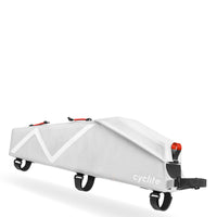 Cyclite Top Tube Bag Large / 02 - Sacoche de cadre (Bikepacking) 42 cm (gris clair)
