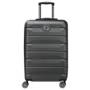 Delsey Paris Air Armour - 4 - Rollen - Trolley M 68 cm erw. (schwarz) - Markenkoffer