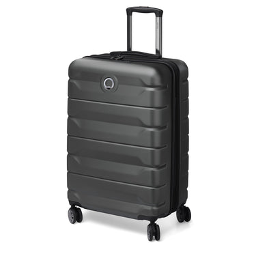 Delsey Paris Air Armour - 4 - Rollen - Trolley M 68 cm erw. (schwarz) - Markenkoffer