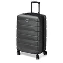 Delsey Paris Air Armour - 4 - Rollen - Trolley M 68 cm erw. (schwarz) - Markenkoffer