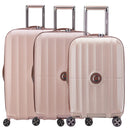 Delsey Paris Carrousel - 4 - Rollen - Trolley Set 3tlg. (pink) - Markenkoffer