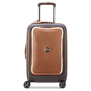 Delsey Paris Chatelet Air 2.0 - 4-Rollen-Kabinentrolley 55 cm erw. 14" USB (braun)