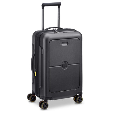 Delsey Paris Turenne 2.0 - 4 - Rollen - Kabinentrolley S 56 cm erw. (schwarz) - Markenkoffer