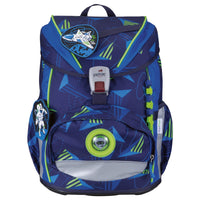 DerDieDas ErgoFlex Light Exklusiv LED - Schulranzen Set 5tlg. 800g (Moon Mission) - Markenkoffer