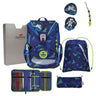 DerDieDas ErgoFlex Light Exklusiv LED - Schulranzen Set 5tlg. 800g (Moon Mission)