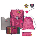DerDieDas ErgoFlex Max Superflash Neon - Schulranzen Set 5tlg. 950g (Neon Star)