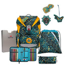 DerDieDas ErgoFlex - Schulranzen Set 5tlg. 800g (Dino Time) - Markenkoffer