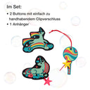 DerDieDas ErgoFlex Tiny Exklusiv LED - Schulranzen Set 5tlg. 900g (Rainbow Star) - Ansicht 8