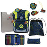 DerDieDas ErgoFlex Tiny - Schulranzen Set 5tlg. 900g (Neon Crazy)